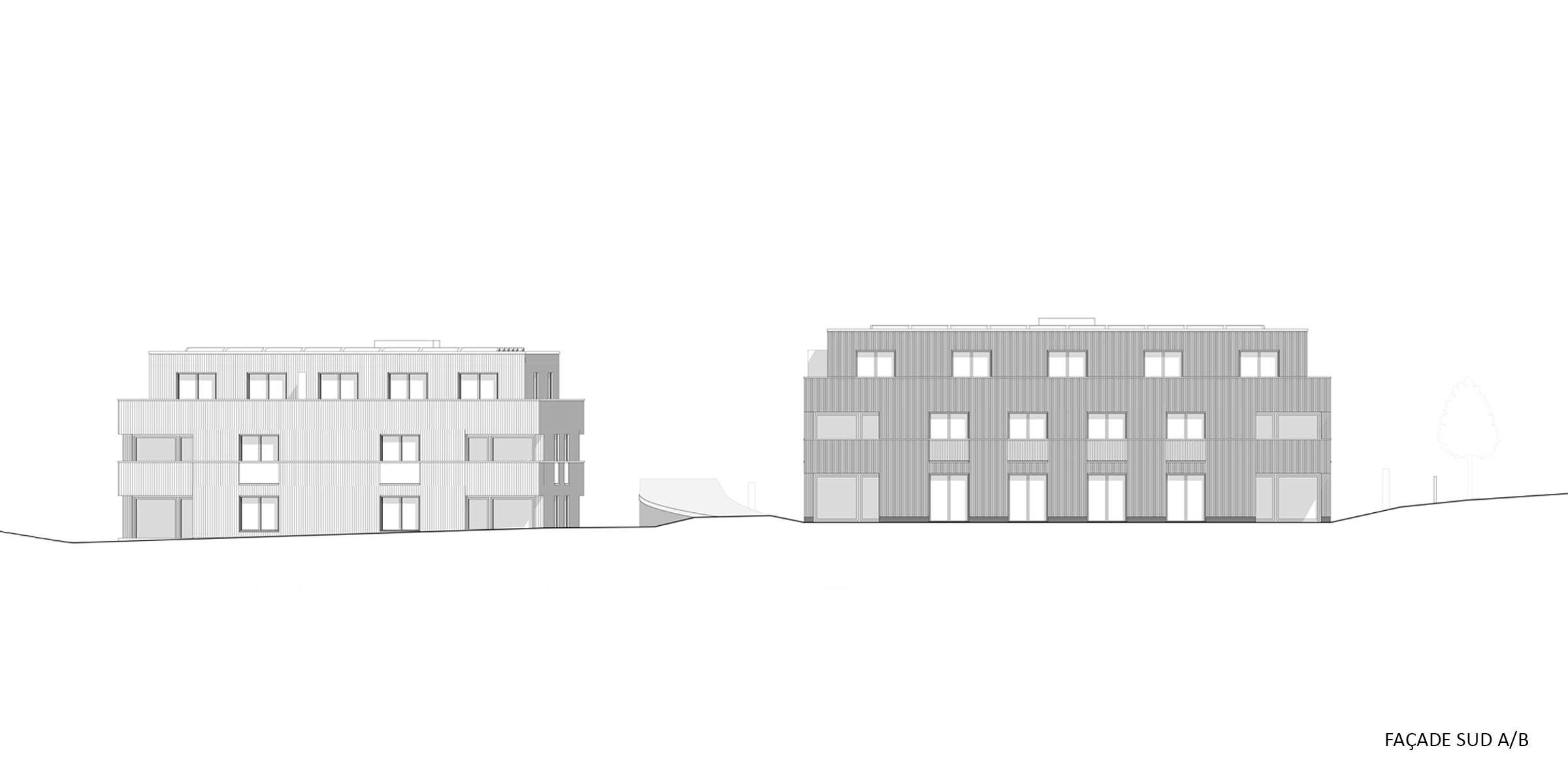 03.3_Façade Sud A_B